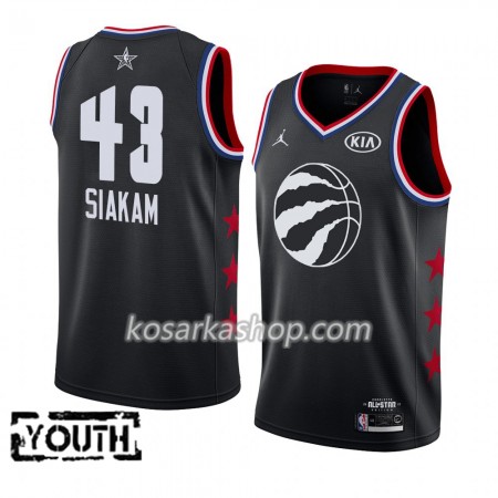 Dres Toronto Raptors Pascal Siakam 43 2019 All-Star Jordan Brand Crna Swingman - Dječji